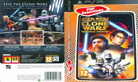 Игра Star Wars The Clone Wars republic heroes ESSENTIALS, Sony PSP, 178-85, Баград.рф